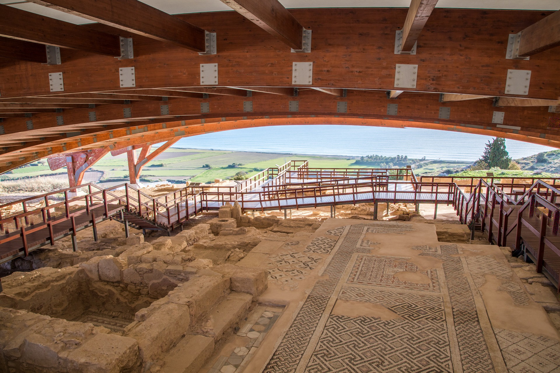 Mosaics above the Sea