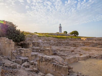 Paphos Lighthouse over the Ruins