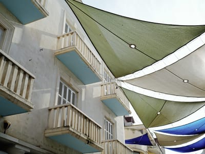 Shade Sails over Ledra Street